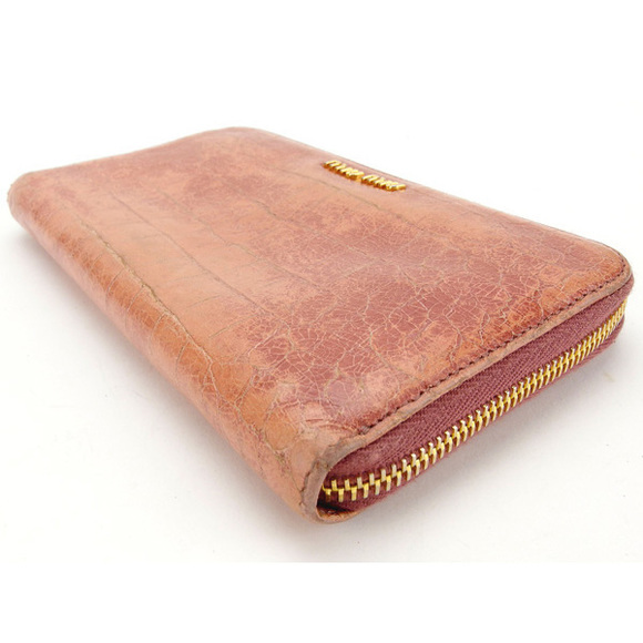Miu Miu long wallet crocodile pink - Picture 4 of 7